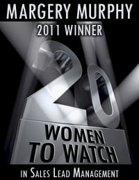 Margery Murphy Winner of Sales Lead Management Top 20 Women to Watch Award