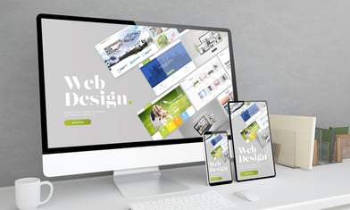 professionally built and designed website