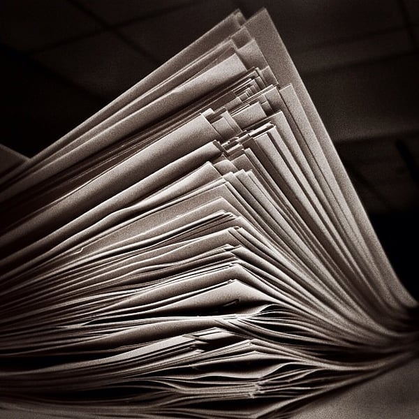 stack of papers