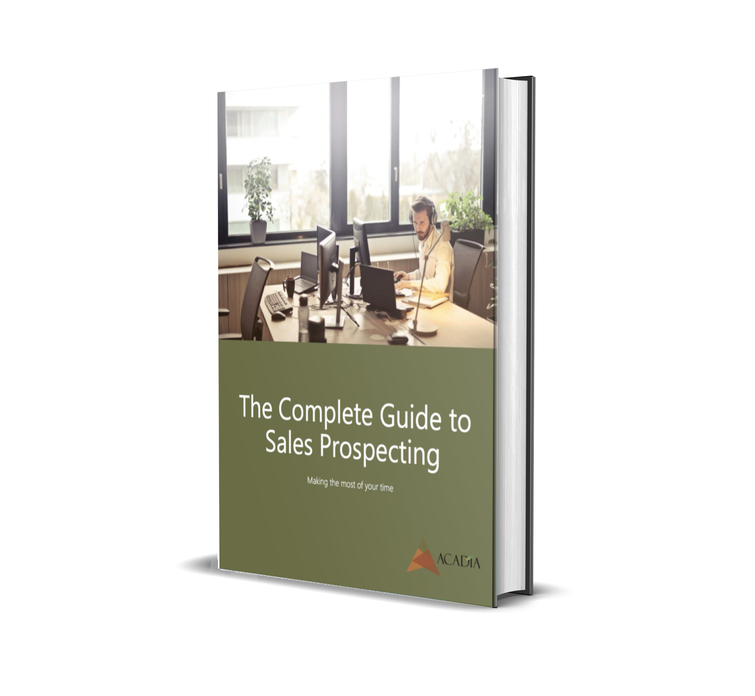 Guide to Sales Prospecting Mockup