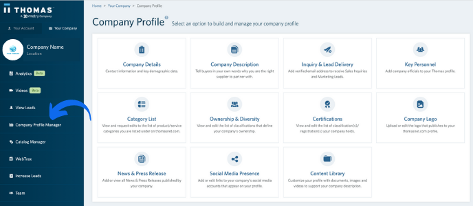 Thomas-Company-Profile-Setup